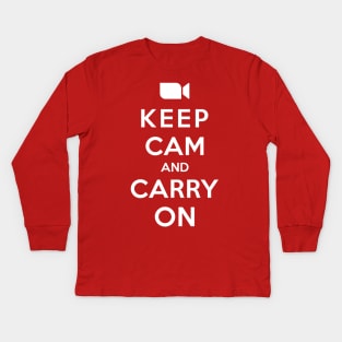 ZOOM - Keep Cam And Carry On Kids Long Sleeve T-Shirt